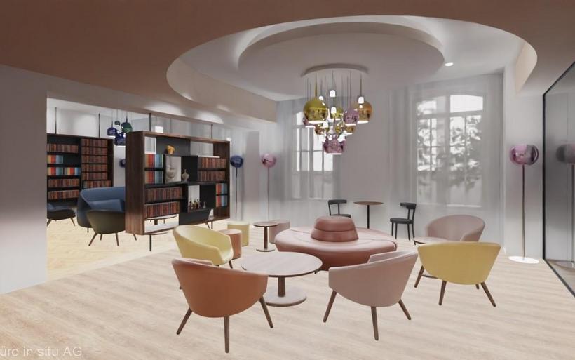 Visualisierung des umgebauten Restaurants Schützen Rheinfelden