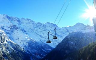 Steilste Bahn der Welt im Berner Oberland