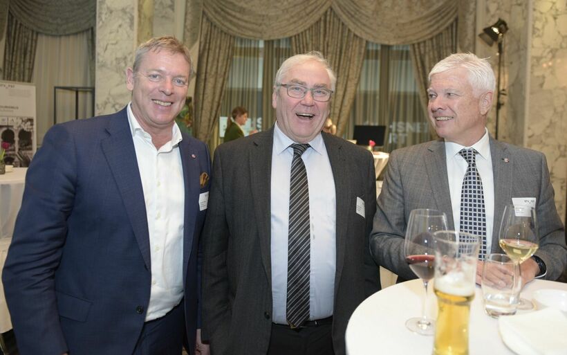 Casimir Platzer, Präsident Gastrosuisse, Alois Gmür, Nationalrat Mitte, Daniel Borner, Direktor Gastrosuisse