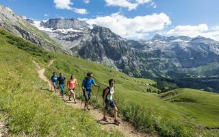 Wanderer in der Lenk
