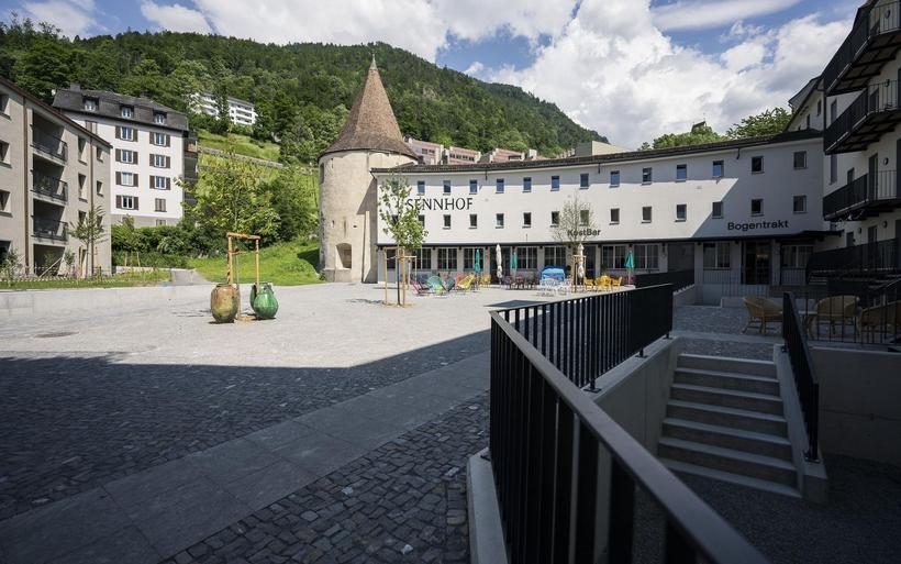 Innenhof Sennhof-Areal