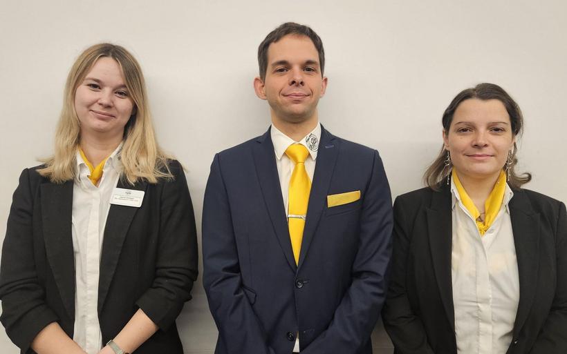 Jasmin Schlegel, Rico Kunz und Patricia Baer