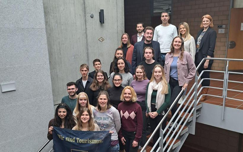Die angehenden Tourismusfachleute