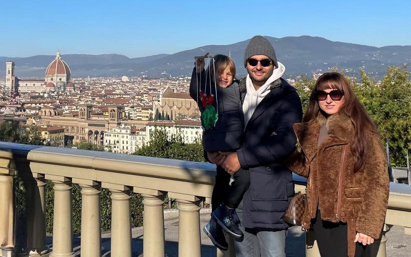 Can Erikan mit Familie