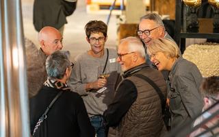 Daniel Aschwanden Tisch 26, Mimi Bischofberger, Gabrielle Aschwanden Tisch 26, Louis Bischofberger, Markus Hans Victor Meyer, Sandra Roth Victor Meyer (v.l.)