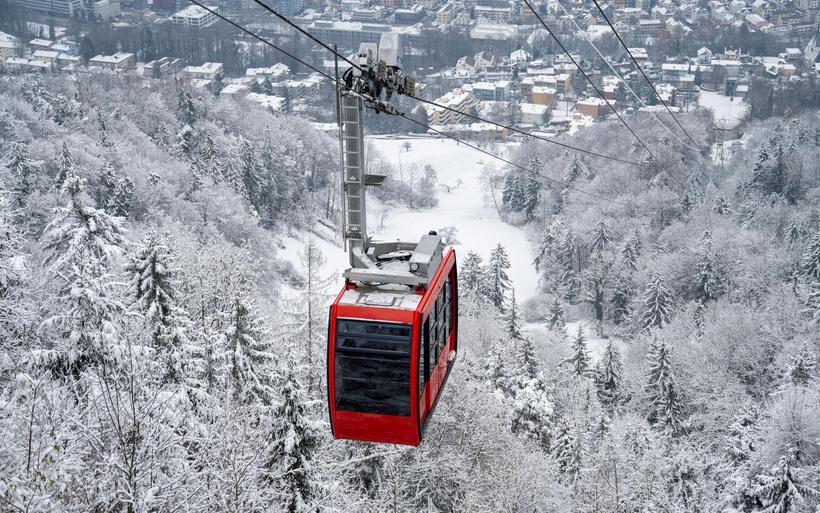 Die Felseneggbahn im Winter